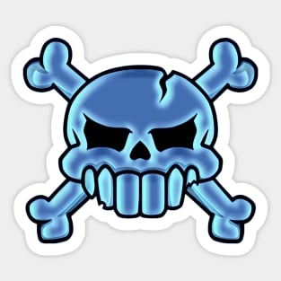 Electro Skully Sticker